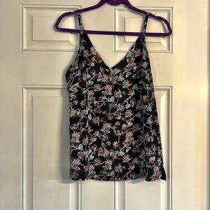 White House Black Market Medium Floral Blouse Rayon